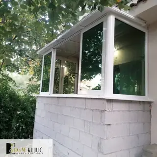 ALU klizni sistem i zastakljena terasa, Crna Gora