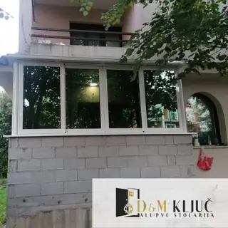 ALU klizni sistem i zastakljena terasa, Podgorica i Crna Gora